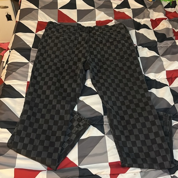 Black and grey fashion nova pants great pick up 🔥 - Picture 2 of 4